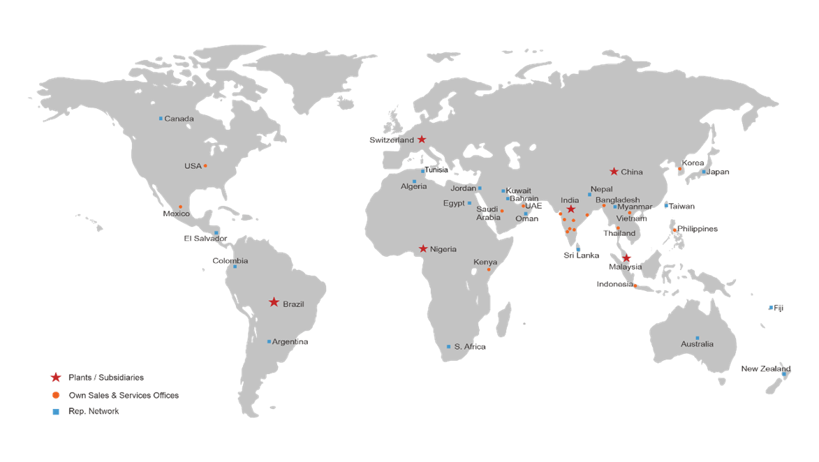 BryAir Global Map